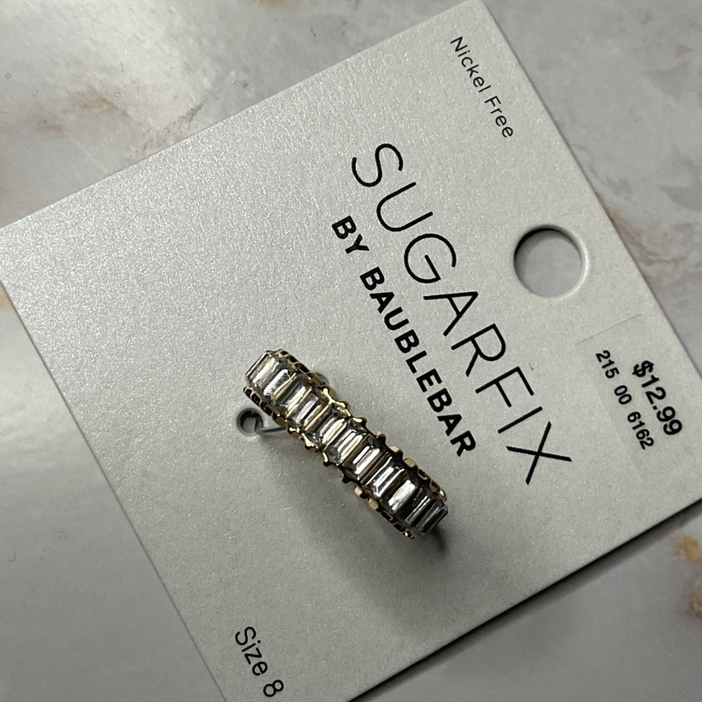 BaubleBar Gold-Tone Ring Size 8